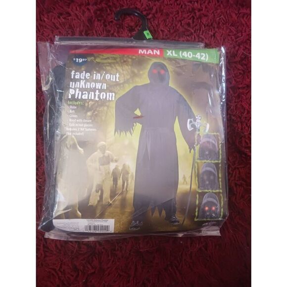 Fun world men's extra large fade in out unknown phantom costume - Picture 2 of 2